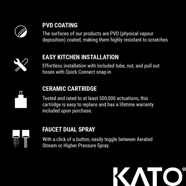 KATO® KEVAN-X Chrome Faucet